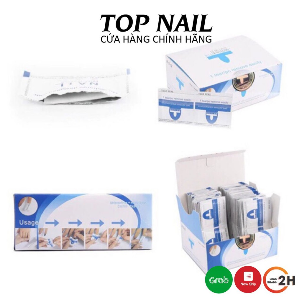 Hộp giấy ủ phá gel 200 miếng