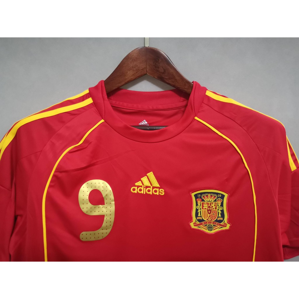 Áo thun bóng đá đội nhà Tây Ban Nha cổ điển 2008