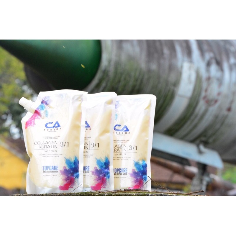 Hấp dầu canama Collagen Keratin 500ml