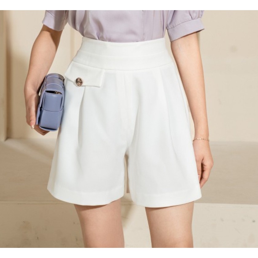 Quần short nắp giả túi phối đồ hợp cả thế giới, chất liệu tuyết mưa với 2 kiểu dáng xu hướng 2022.