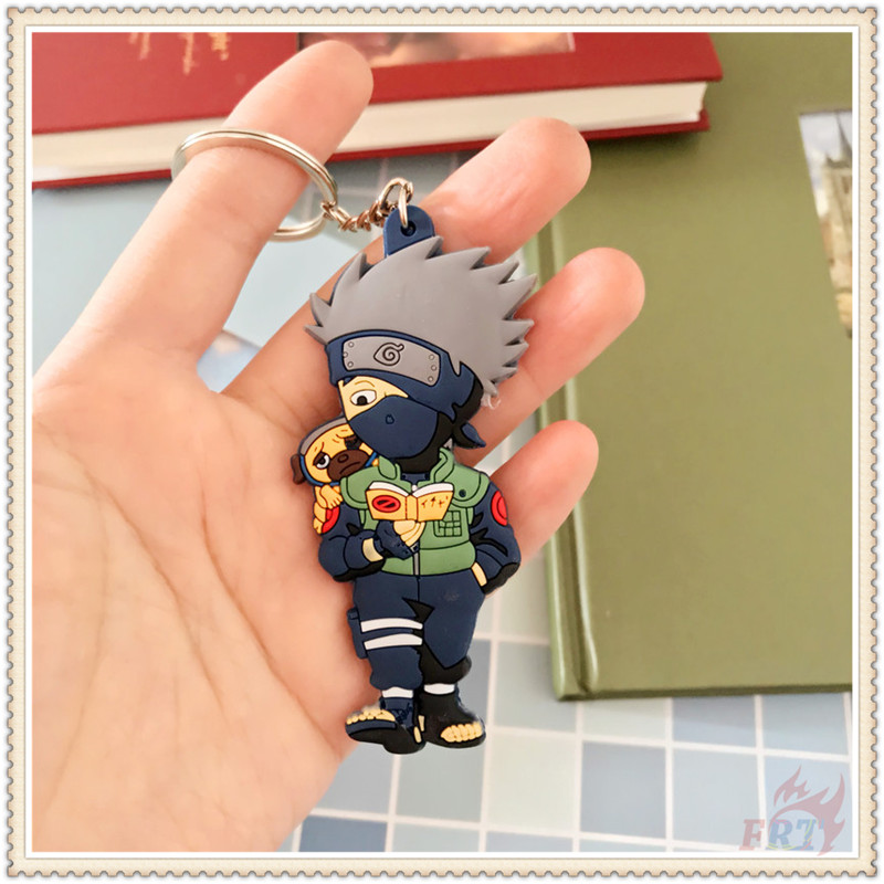 1 móc khóa silicon hình nhân vật phim Naruto