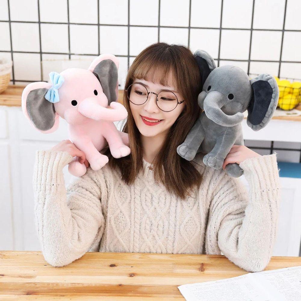 REBUY1 Đồ chơi nhồi bông Hình Con Voi 25cm