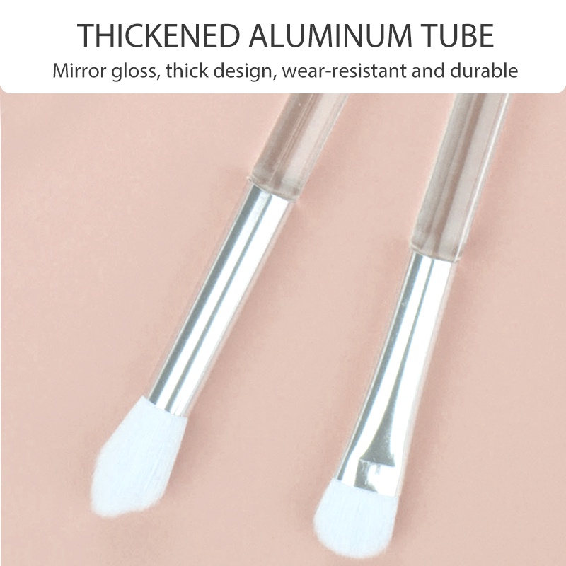 Bộ 5 cọ trang điểm SUAKE tay cầm trong suốt tiện dụng