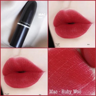 SẴN!! SON MAC hàng Auth (Ruby Woo, Brick Ola, Mandarin O)
