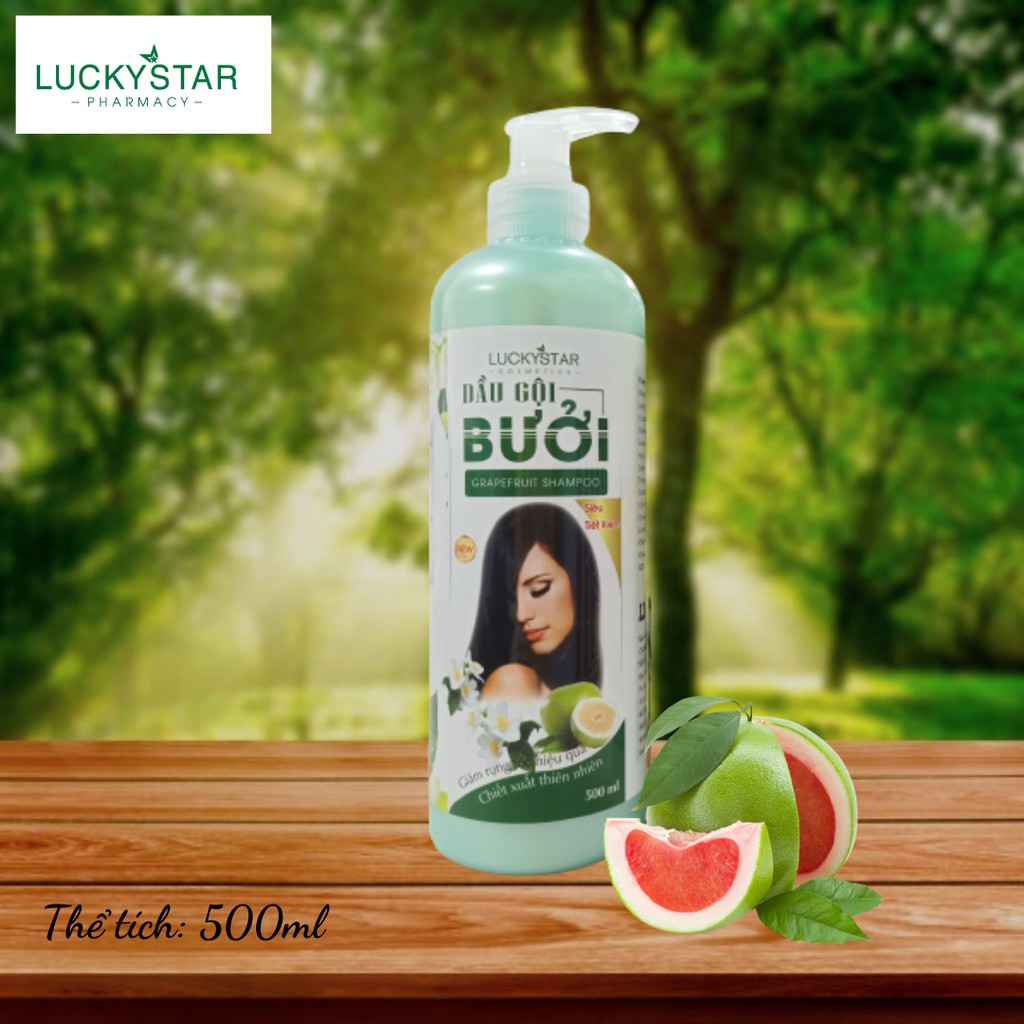 Dầu Gội Tinh Chất Bưởi Lucky Star (500ml)