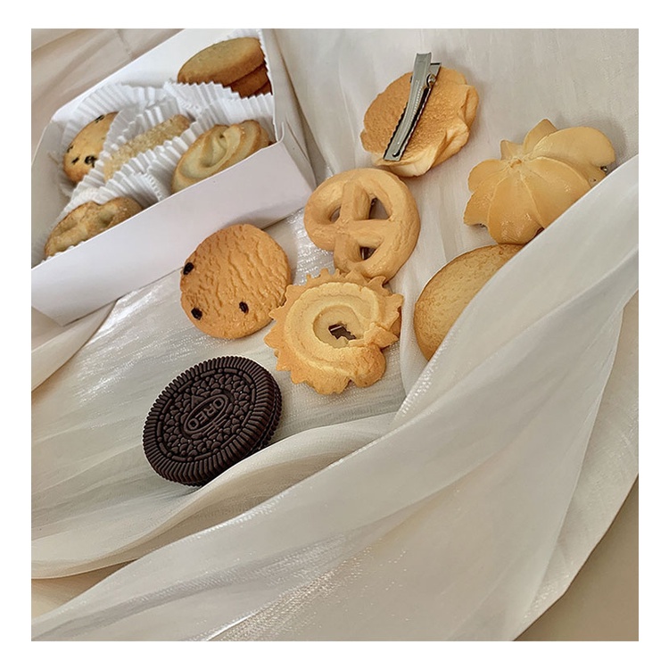 Kẹp Tóc Hình Bánh Quy Vui Nhộn