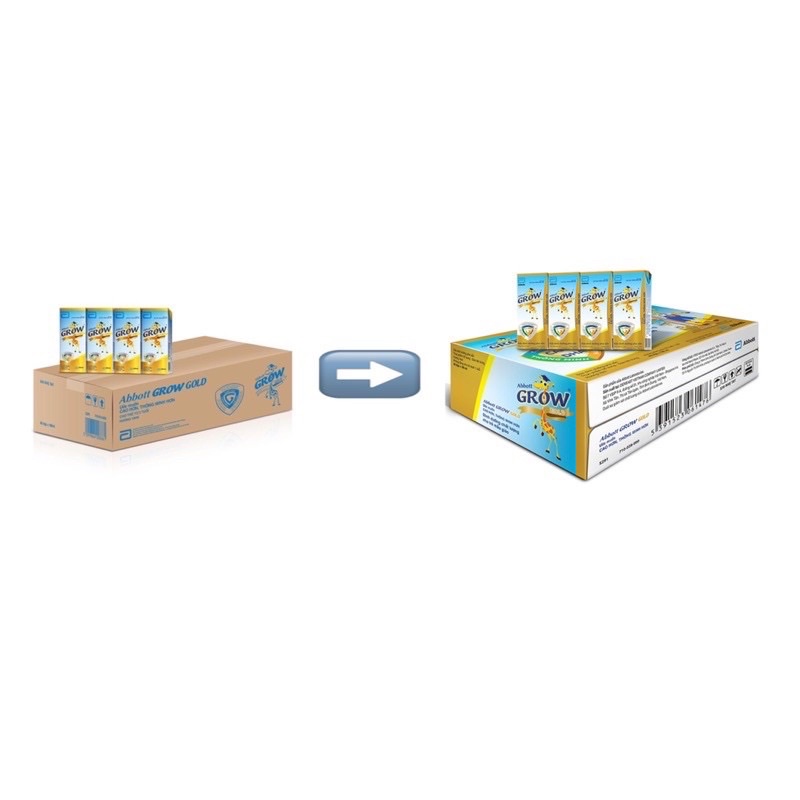 Sữa nước Abbott Grow Gold hương vani 1 lốc (4x180ml)
