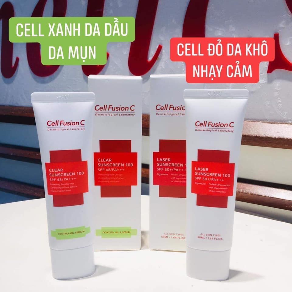 Kem chống năng Cell Fusion C Toning 50ml SPF50/PA++++