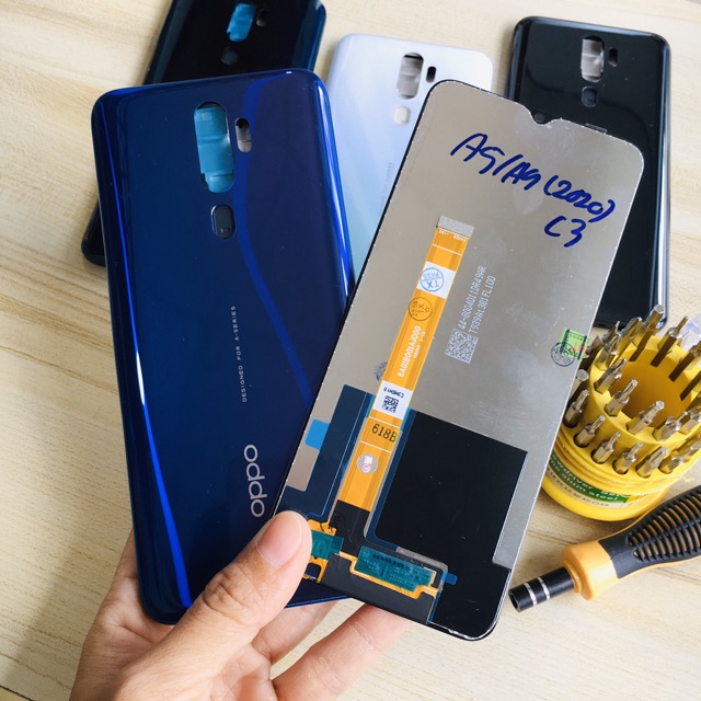 Combo Bộ Vỏ Sườn+ Màn Hình Oppo A5/A9/ A11X Zin Hàng Cao Cấp (Tặng Bộ vít)