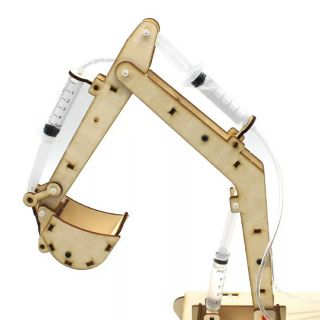 Đồ Chơi lắp ráp máy Xúc Thủy Lực 3D Mô Hình DIY