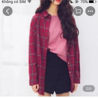 Áo sơ mi kẻ đỏ
