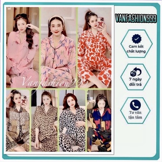 Bộ Pijama tay tcánh dơi quần dài mẫu mới siêu mềm mịn đẹp sang chảnh 45/62kí