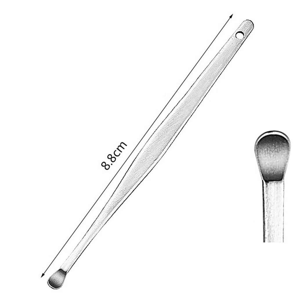 ●Bộ 5 Dụng Cụ Lấy Ráy Tai Dạng Xoắn Ốc Bằng Thép Không Gỉ Kèm Hộp Đựng