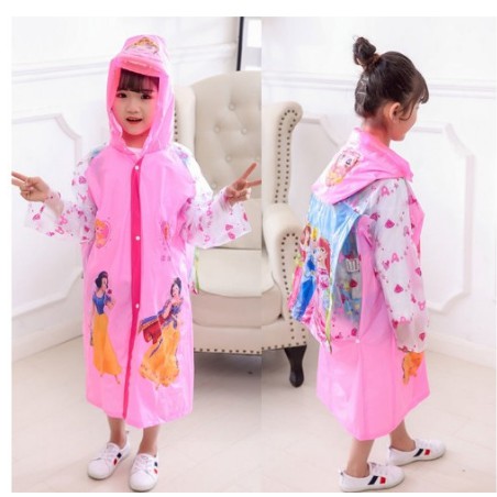 Áo mưa cho bé đi học họa tiết
