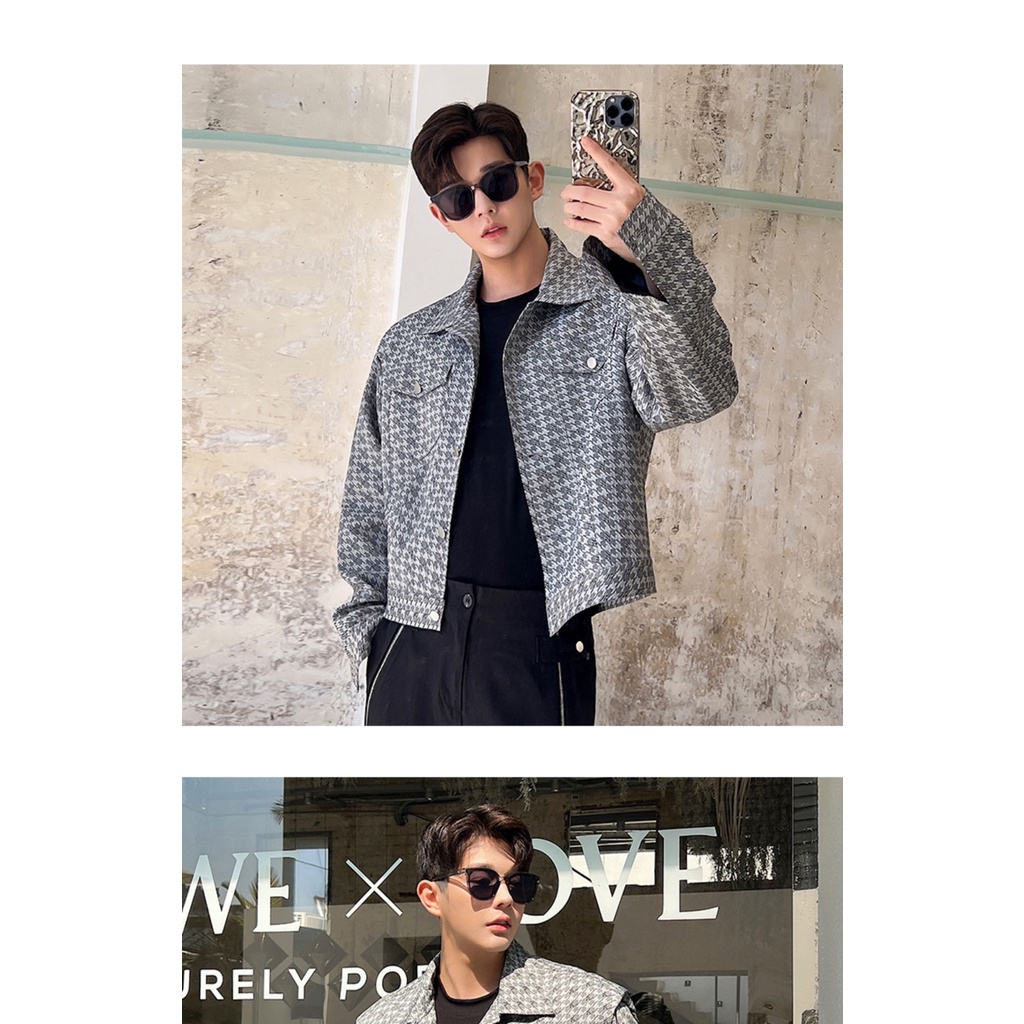 Áo Khoác Vải Tuýt Mỏng 23 Kiểu Dáng Độc Đáo Phong Cách Mùa Thu Cao Cấp Cho Nam