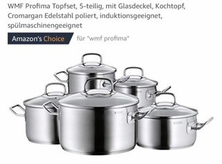 Bộ nồi WMF Profima 5 nồi