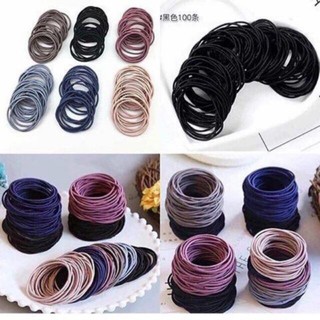 Sét 100 Dây Chun Buộc Tóc | Nịt Tóc
