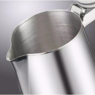 Ca inox đánh sữa, rót sữa có nắp