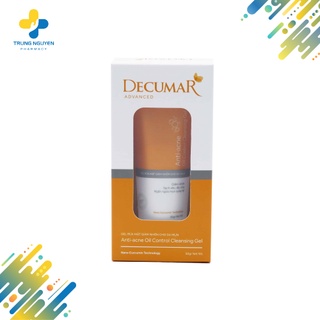 Gel rửa mặt giảm nhờn mụn, mờ thâm Decumar (Tuýp 50g)