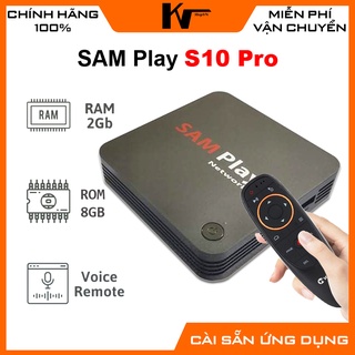 Mua Android TV Box Samplay S10Pro  Ram 2GB  Truyền hình miễn phí  Tìm kiếm giọng nói