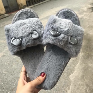 Dép bông tai thỏ ẢNH THẬT