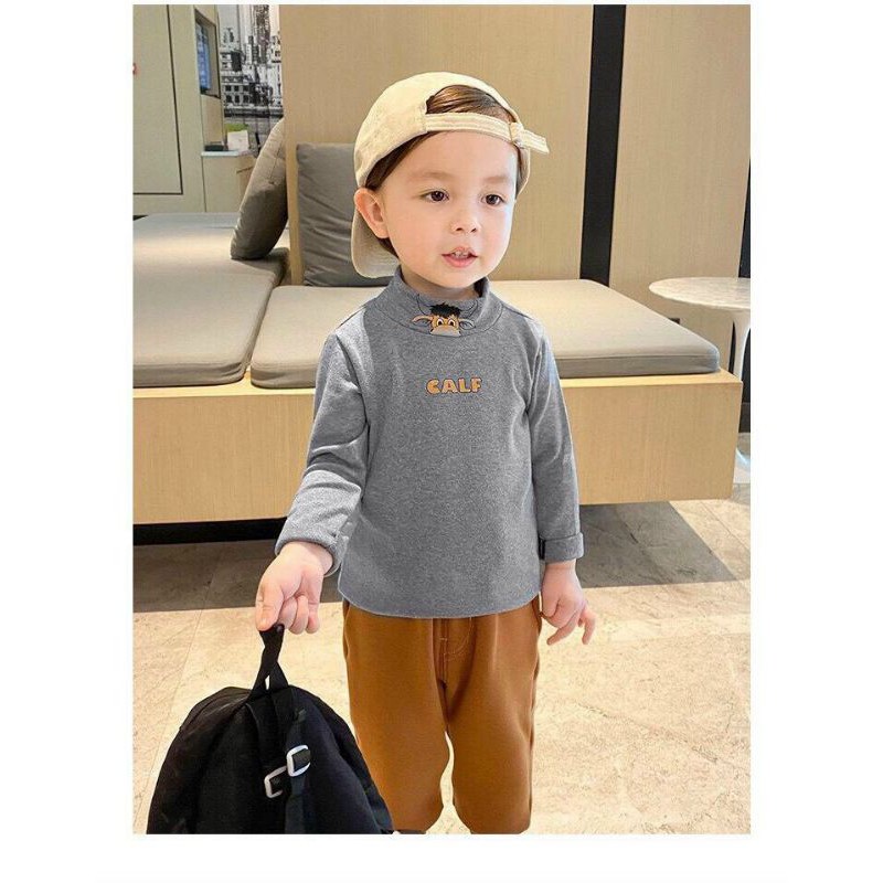 Áo giữ nhiệt cho bé 8-20kg , mẫu in chữ BEAR cho bé