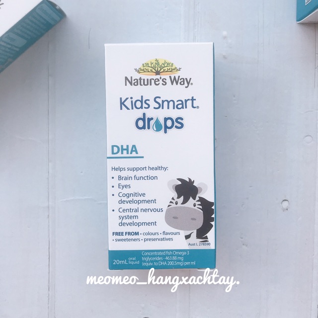 DHA dạng giọt Nature s Way Kid Smart DHA Drops 20ml Úc thumbnail