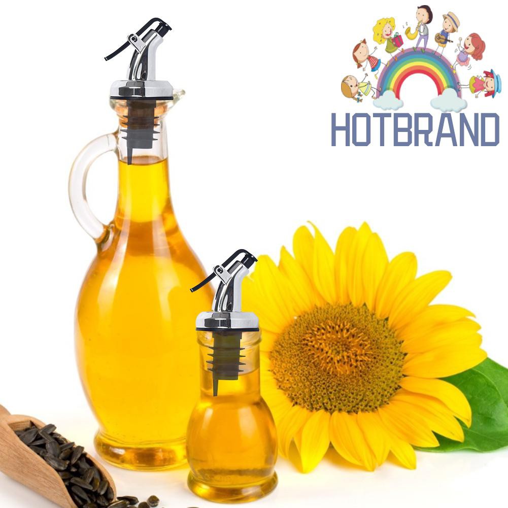 Nút đậy chai bằng nhựa có vòi rót chống rò rỉ dùng cho chai dầu ăn/rượu