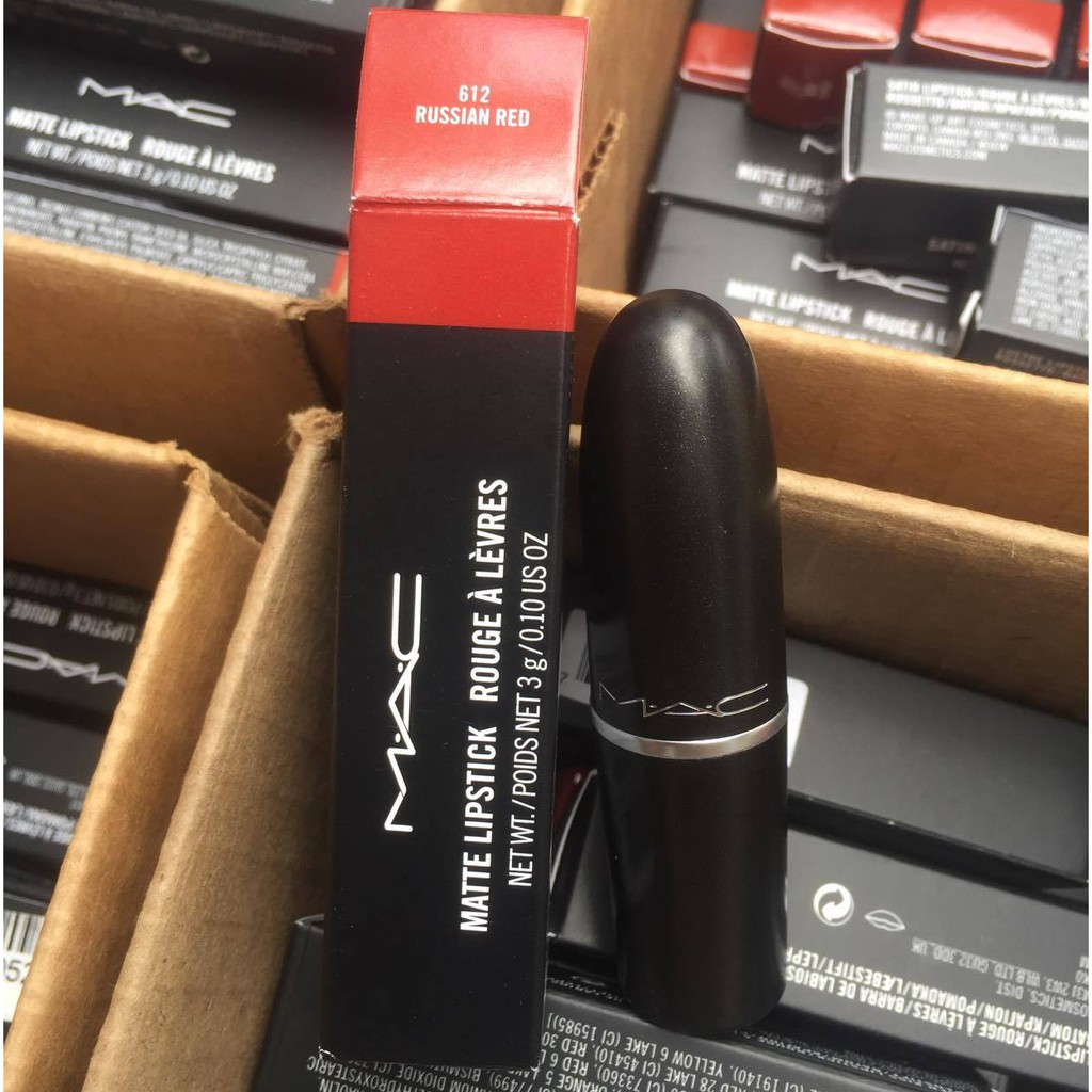 Son Mac Russian Red 612 màu đỏ sẫm