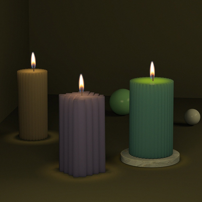 Khuôn Làm Đất Sét Hình Trụ Bằng Nhựa Resin DIY