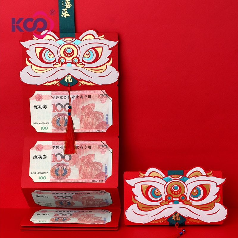 Phong Bì Lì Xì Năm Mới Màu Đỏ Sáng Tạo Phong Cách Trung Hoa