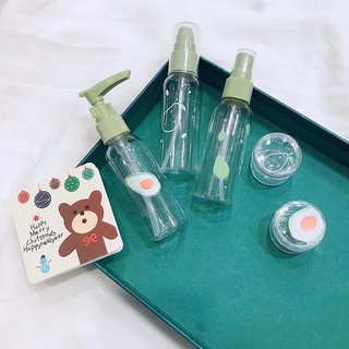 Bộ chiết mỹ phẩm sét 5 mẫu mới