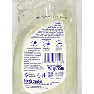 Nước rửa bát Sunlight 370g-750g