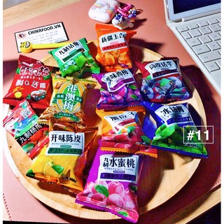 [Siêu rẻ] Đồ ăn vặt nội địa tổng hợp các món mứt thanh mai , mứt táo đỏ, mứt cam , mứt việt quất, xí muội