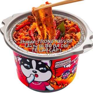 [BEST-SELLER] LẨU TỰ SÔI BÒ RAU CỦ TÊ CAY [CÓ SẴN]