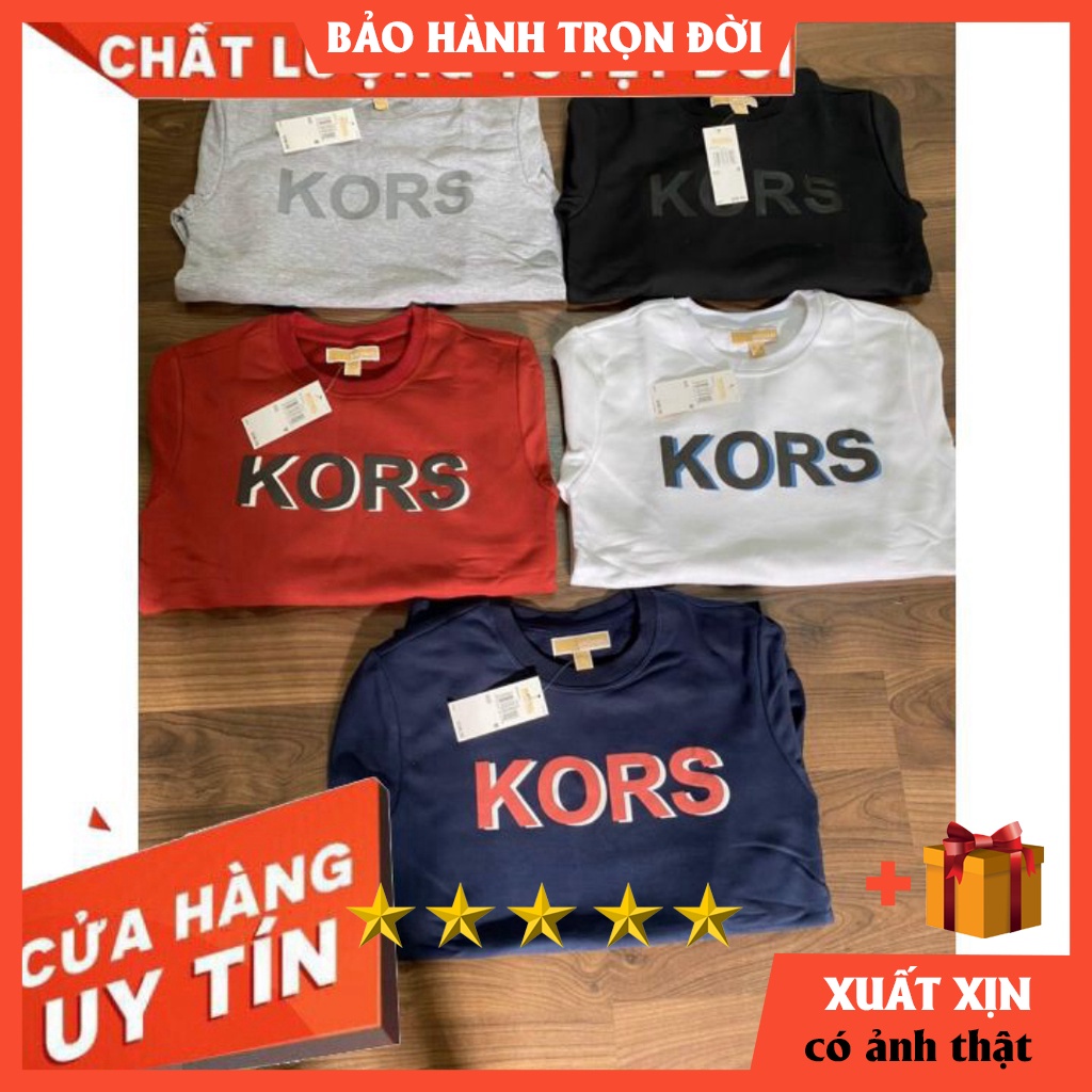 Áo thun tay dài Michael KORS cotton cao cấp mềm mại BẢO HÀNH TRỌN ĐỜI