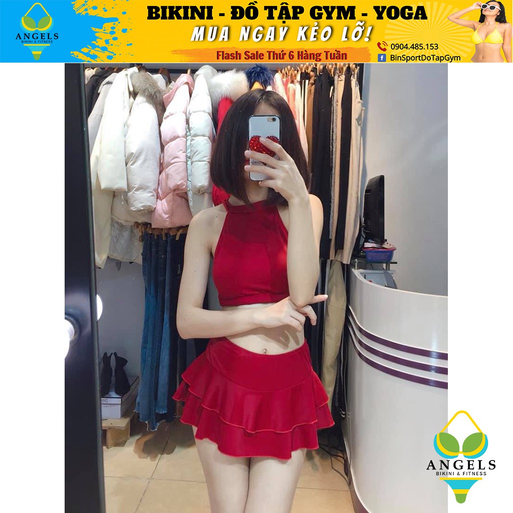 Bikini,Bộ Đồ Bơi Hai Mảnh Quần Váy ,Có 3 Màu, Ảnh thật 100% BHV020 | BigBuy360 - bigbuy360.vn