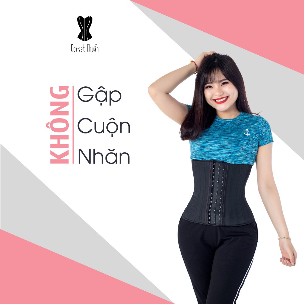 [Giảm 20%] Đai nịt bụng Latex Corset Chuẩn Hy Lạp  | Latex Corset Chuẩn - Hàng nhập khẩu chính hãng