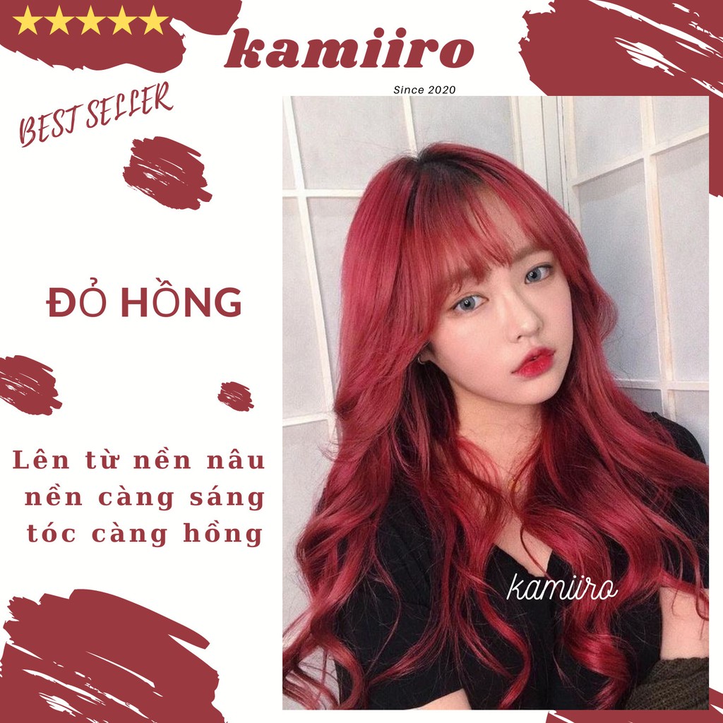 Thuốc nhuộm tóc màu ĐỎ DÂU / ĐỎ HỒNG - STRAWBERRY