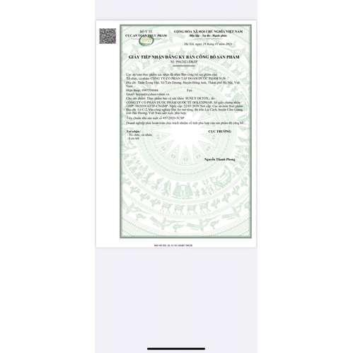 Giải độc gan SUNLY DETOX