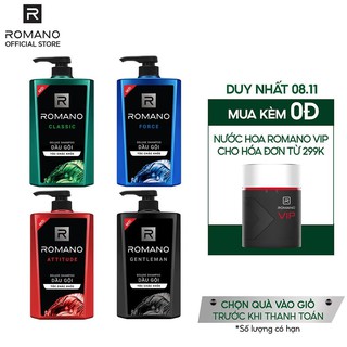 [Romano] Dầu Gội Romano Force 650G