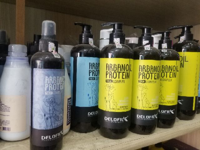 Dầu Gội Arganoil Protein Delofil Dưỡng Ẩm Phục Hồi Tóc Hư Tổn Ngăn Ngừa Gàu