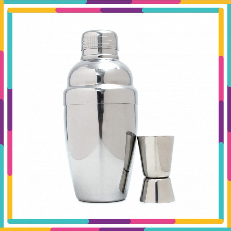 Combo bình lắc shaker inox và zingger