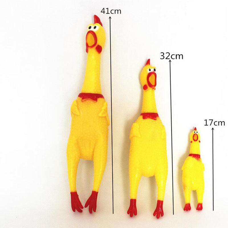 [Toys] Gà Bóp Thrilling Chicken Loại 41 Cm ( Size to)