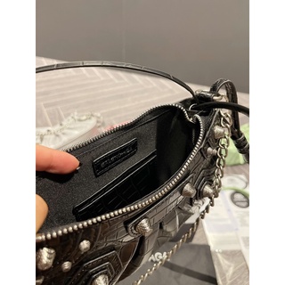 TÚI BALEN MINI VÂN DA CÁ SẤU sz21*13cm