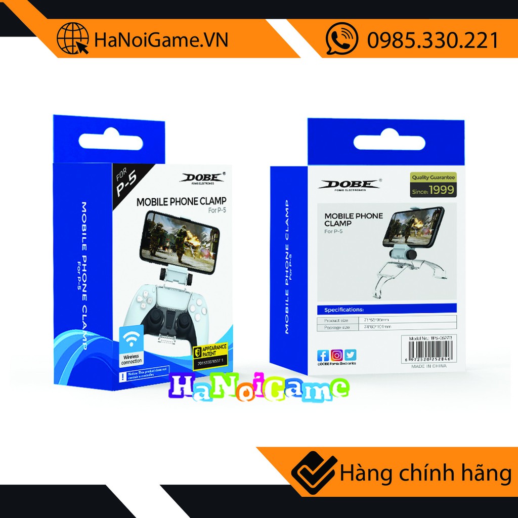 Kẹp Điện Thoại Tay PS5 DualSense Chính Hãng Dobe