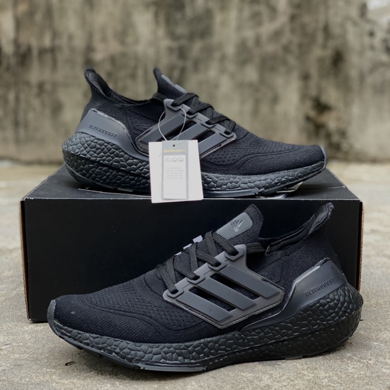 [fullbox, hình thật] Giày ultraboost full đen nam 2021