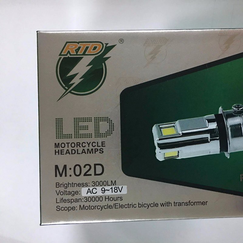 Đèn led xe máy 3 tim