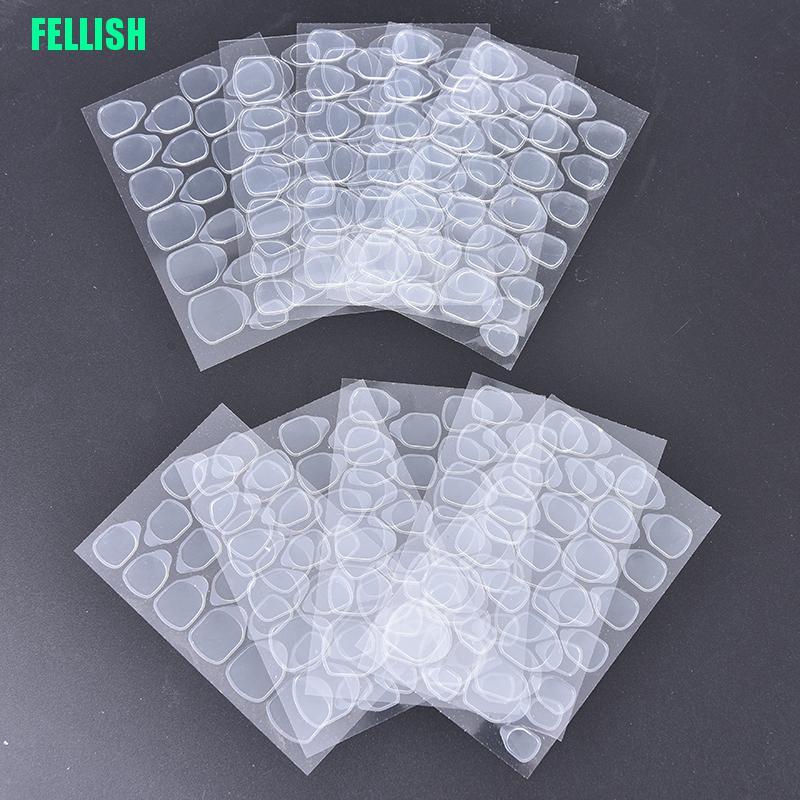 [Hàng mới về] Set 10 tấm keo hai mặt trong suốt chuyên dụng dán móng tay giả