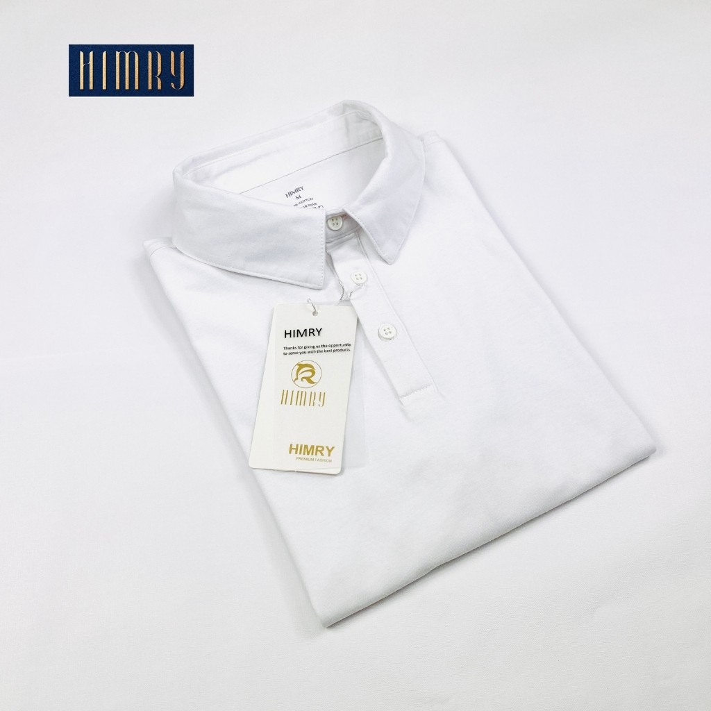 Áo thun nam polo HIMRY thiết kế vải cotton cao cấp ngắn tay cực sang trọng và lịch lãm | BigBuy360 - bigbuy360.vn